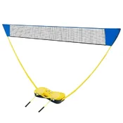 Northix Prenosni komplet mreže za badminton 270 cm, loparji, torba za prenašanje