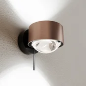 Top Light Puk! 80 stenskih LED točkovnih leč prozoren baker/črna - Dnevna soba/jedilnica - Sodobni - brušeni baker, črna - Kovina