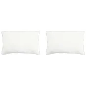 vidaXL vidaXL Vzglavnik 2 pcs Bela 60 x 80 cm Bambusova vlakna, (5000295084)