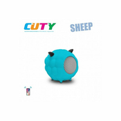 iDance zvucnik Bluetooth, gumirano kucište, ugradeni punjac, plavi CUTY SHEEP