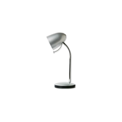 Aigostar - Stolna lampa 1xE27/36W/230V srebrna/krom