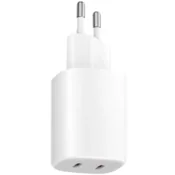 Xiaomi MDY-19-EG 2xUSB-C 45W Nano Turbo potovalni polnilnik, bel