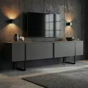 Nordure TV komoda, 180x50x30cm, Antracit