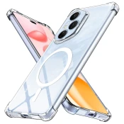 Hibridni ovitek Techsuit Shockproof MagSafe za Honor 400 Pro - clear