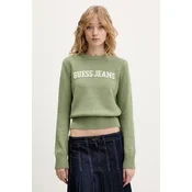 Bombažen pulover Guess Jeans