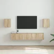 TV zidni ormar 2 pcs Sonoma 30 x 31 x 40 cm Konstruirano drvo
