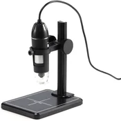 Digitalni mikroskop USB s stojalom z nastavljivo višino, 1600-kratno povečavo, 1080p