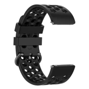 BStrap Fitbit Versa/Versa 2 Pole Silicone (Large) pašček, Black