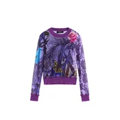 Desigual Majica M. C. Lacroix temno liila/roza