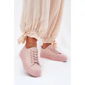 BIG STAR SHOES Womens Platform Sneakers Made Of Eco Leather Big Star