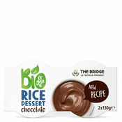 BIO RIŽEV DESERT S ČOKOLADO, 2x130 g