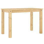 MAISON CHIC Jedilna miza - Kuhinjska miza - Jedilni stol Panama 117x60x75 cm trdna borovina, (21715111)