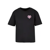 Mister Tee Majica Heart Cage Rose smaragd/roza/temno roza/črna