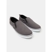 Sinsay - Slip-on patike - tamno siva