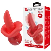 LyBaile Pretty Love Obelia vodoodporni USB stimulator klitorisa s funkcijo jezika
