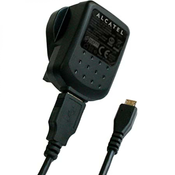 Alcatel USB polnilni adapter - črn KP21168