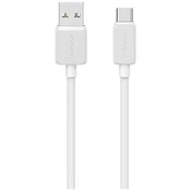 USAMS Kabel USAMS KY serije US-SJ693 3A USB-C na USB-A, 2 m, bel