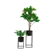 Komplet cvetličnih lončkov s stojalom House Nordic Marla 2-pack