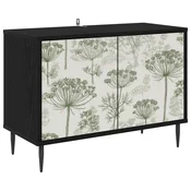 vidaXL TV omarica GOTHA 69 x 33 x 50,5 cm Črni hrast Inženirski les