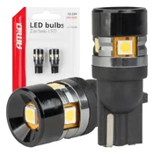 LED žarnica AMiO CAN-BUS T10 W5W 5xSMD 3030 White (12/24V)