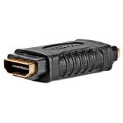 Nedis HDMI adapter/ HDMI vtičnica - HDMI vtičnica/ pozlačeni konektorji/ ravni/ črni/ škatla