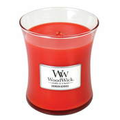 Woodwick Ovalna vaza za sveče , Rdeča roba, 275 g