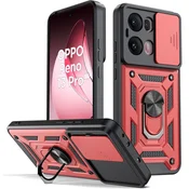 GS Oklepni ovitek za Oppo Reno 13 Pro, CamShield Slide, rdeč