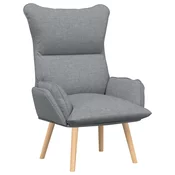 fotelja Svijetlo siva 69 x 74 x 93 cm Tkanina i šperploca