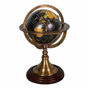 Dekorativni globus s podstavkom iz palisandra Globus Antic Line, o 17 cm