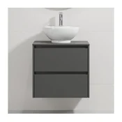 Kopalniška omarica z umivalnikom TRONDHEIM/DRAMMEN 60x57x46 cm antracit/bela