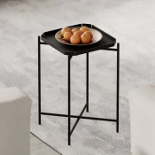 Hanah Home Club sto Shb-008, 46x56x46 cm, Crni