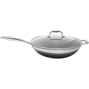 Wok z powloka DIAMOND Kohersen Black Cube z pokrywka (32 cm ; 5,1l)