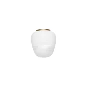 Foscarini Rituals 3 polstenska stenska svetilka, zlata - Dnevna soba/jedilnica - Dizajn - bela satenirana, zlata - Steklo