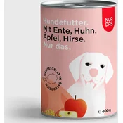 NUR DAS Pasja hrana - raca in jabolko - 400 g