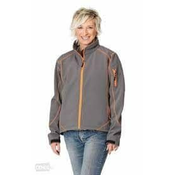 Cerva GNUX ženska softshell jakna, siva XS