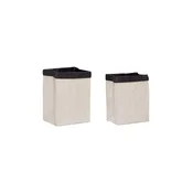Košara za shranjevanje Hübsch Landromat 38 x 25 x 50/39 x 34 x 55 cm. 2-pack