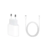 20W USB Type-C stenski polnilnik in 2m hitri polnilni kabel USB-C na Lightning, združljiv z iPhone 12, 12 mini, 12 Pro, 12 Pro Max, 11 Pro Max v razsutem stanju