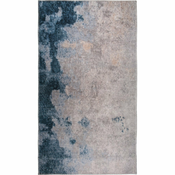 Modro-kremna pralna preproga 230x160 cm - Vitaus