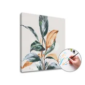 Slikanje po številkah Nazaj k naravi | nizka težavnost - 60x60 cm - raztegnjeno platno na okvirju