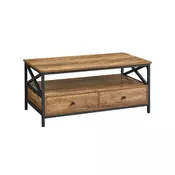 Songmics Kavni mizica 100x55x45 cm rjava