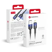 FORCELL USB-A–Lightning kabel Forcell F-Energy 2,4 A 12 W Gradient 1 m C353 črn 0INT