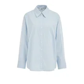 WE Fashion Bluza svetlo modra / bela