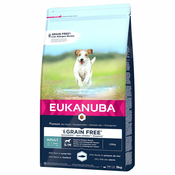 Eukanuba Grain Free Adult Small / Medium Breed losos - Varčno pakiranje: 2x3 kg