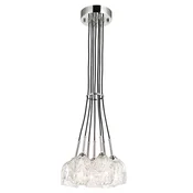 Elstead Lighting Elstead Rubin 7-kraki lestenec s poliranim nikljem, G9, (22099610)