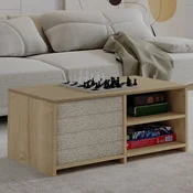 HANAH HOME Sto za dnevnu sobu Gord Warm Oak Sapphire Oak
