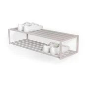 Sivorjava jeklena stenska omarica za čevlje 78x20,5x30,5 cm School – Spinder Design