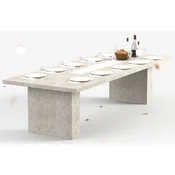 Casa Padrino luxury dining table with bioethanol fireplace 300 x 115 x H. 75 cm - Different Colors - Dining room table - Garden table - Dining room furniture - Garden furniture - Luxury furniture