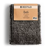 Temno siva kopalniška preproga 70x120 cm Bati – Restilo