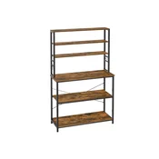 Songmics Kuhinjska polica 40x100x167 cm rjava