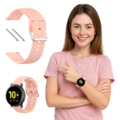 Silikonski pašček za Huawei Watch GT 2 3 4 5 46mm pro 48mm, roza barve